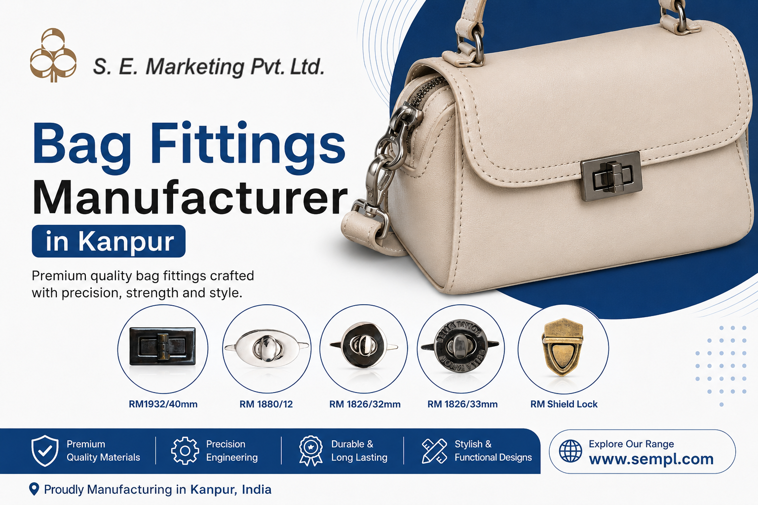 bag fittings manufacturer in Kanpur