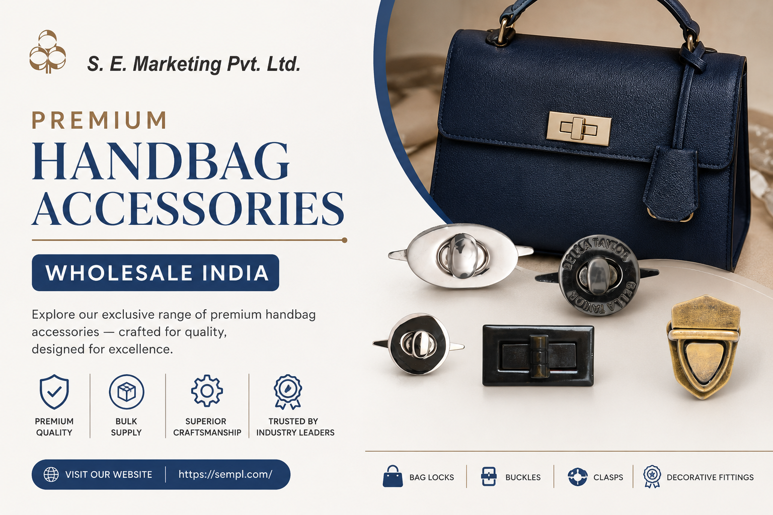 premium handbag accessories wholesale India