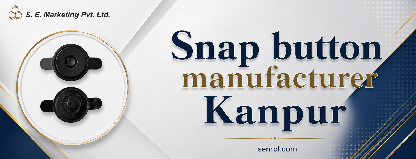 Snap button manufacturer Kanpur