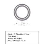 O Ring Zinc/19mm