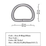 Iron D Ring 28mm