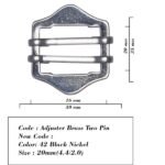 Adjuster Brass Two Pin