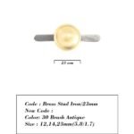 Brass Stud Iron/13mm