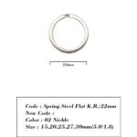 Spring Steel Flat K.R. 22mm