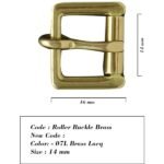 Roller Buckle Brass