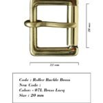 Roller Buckle Brass