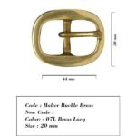 Halter Buckle Brass
