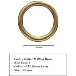 Halter O Ring Brass