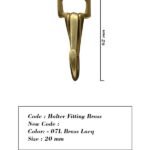 Halter Fitting Brass