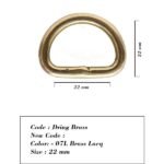 Dring Brass - 22mm
