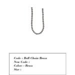 Ball Chain Brass