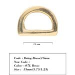 Dring Brass/15mm