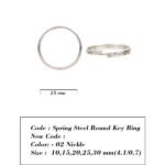Spring Steel Round Key Ring