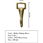 Halter Fitting Brass