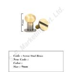 Screw Stud Brass