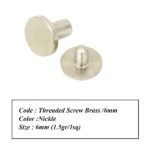 Threaded Screw Brass/6mm